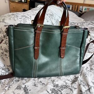 Green Leather Bag